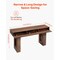 Brown Wooden Console Table 63 in Narrow Sofa Desk with Easy Assembly